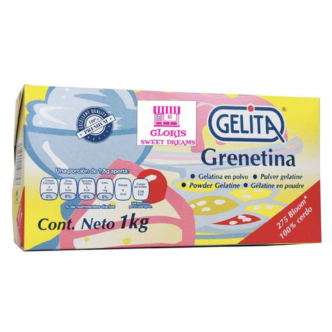 Gelita unflavored Gelatine - Grenetine / Gelita Grenetina sin Sabor