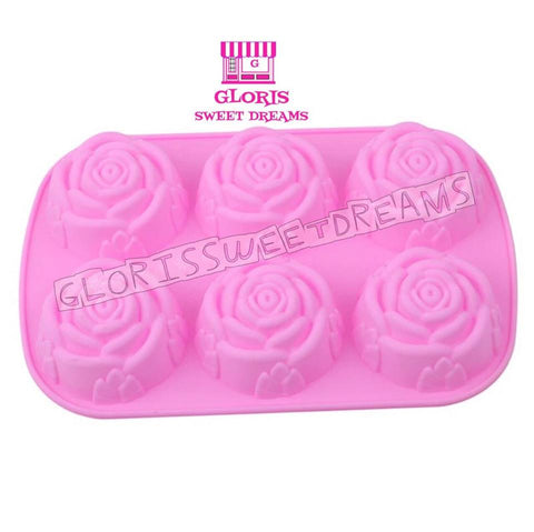 6 Roses Silicone Individual Mold