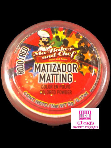 MATTING RED COLOR / MATIZADOR COLOR ROJO