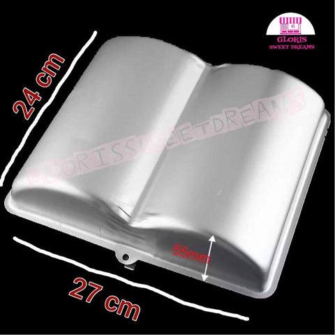 Aluminum Open Book Mold - Molde de Aluminio de Libro Abierto