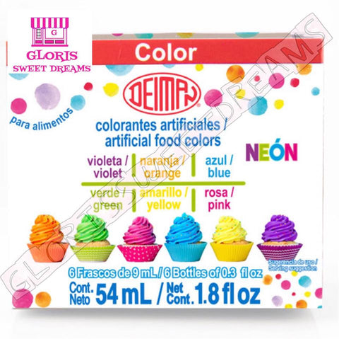 Neon Edible Multicolor Box / Caja Multicolor Comestible Color Neon